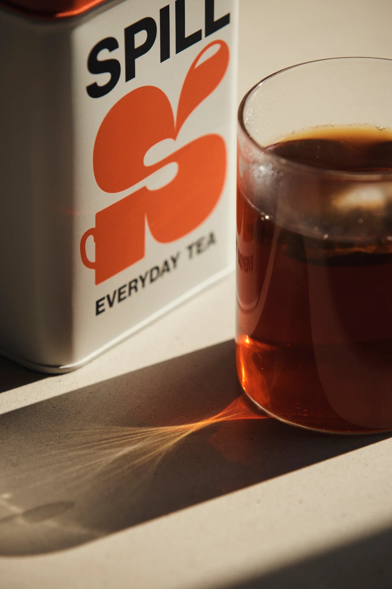 SPILL TEA STORAGE TIN